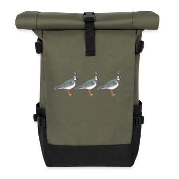Mug Vibe Oiseau - Sac à dos roll top - olive/noir - Devant