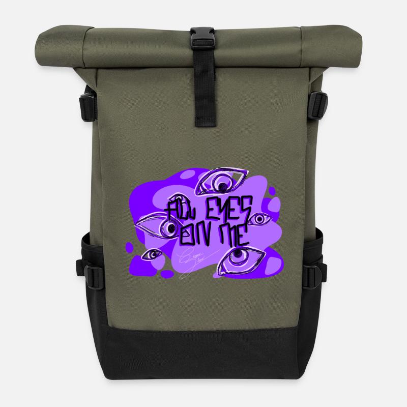 Eyes on me - Calypso Blous - Rolltop Rucksack - Olive/Schwarz