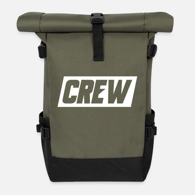 Crew - Rolltop Rucksack - Olive/Schwarz
