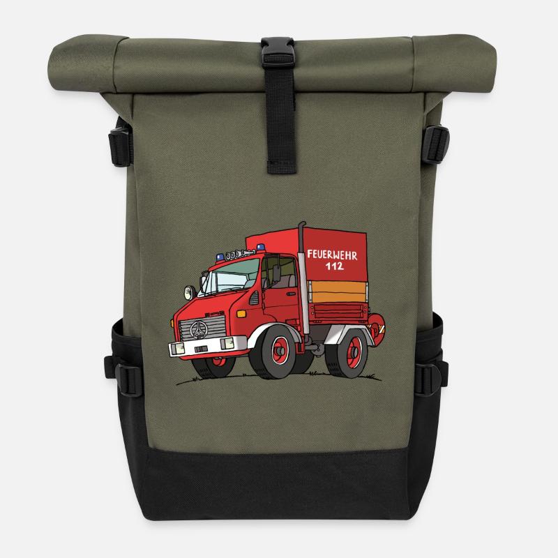 Logistimog - Rolltop Rucksack - Olive/Schwarz