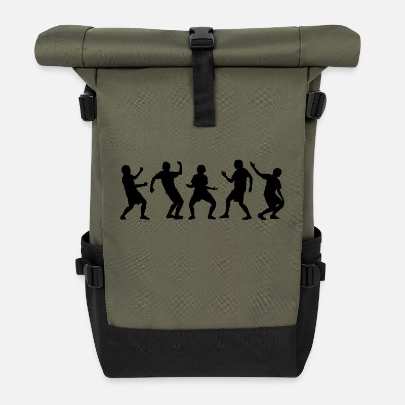 dancewear - Roll Top Backpack - olive/black