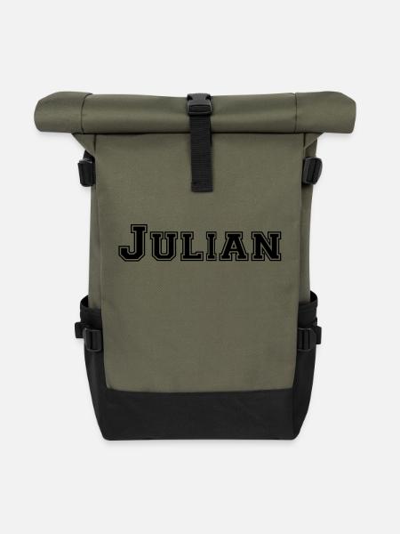 julian - Rolltop Rucksack - Olive/Schwarz