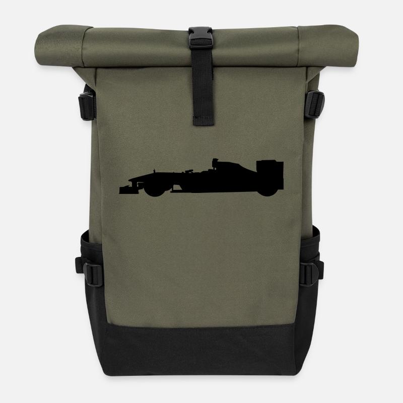 F1 - Sac à dos roll top - olive/noir