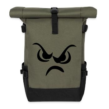 Der böse Blick - Rolltop Rucksack - Olive/Schwarz - Vorne