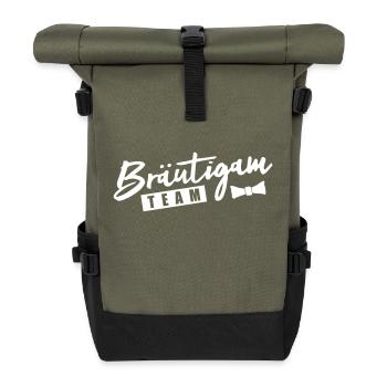 braeutigam team - Rolltop Rucksack - Olive/Schwarz - Vorne