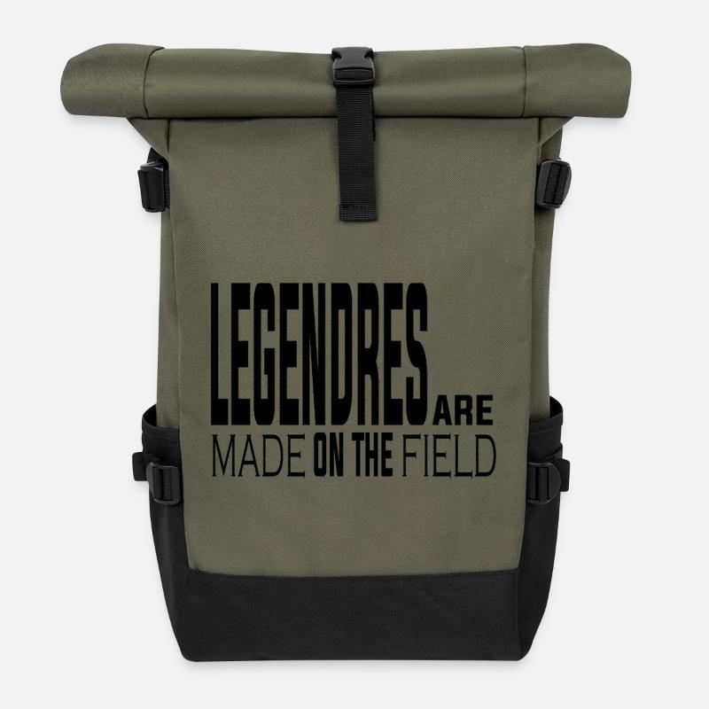 Legendres are made on the field - Sac à dos roll top - olive/noir