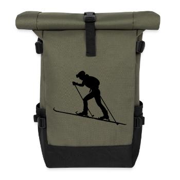 Ski alpinisme - Sac à dos roll top - olive/noir - Devant