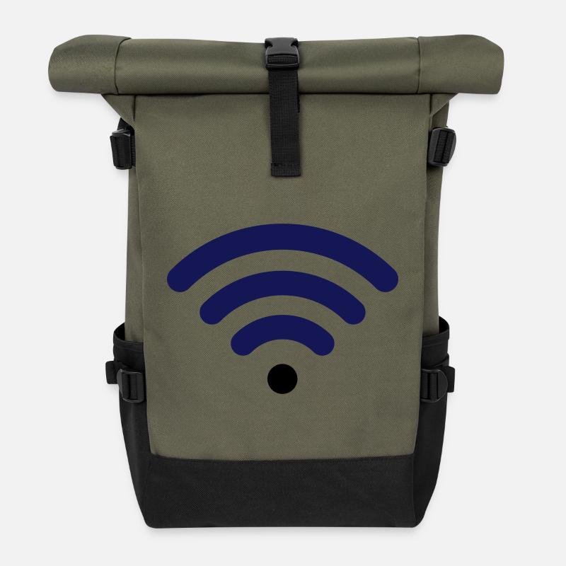 Wifi - Rolltop Rucksack - Olive/Schwarz