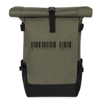 Electronic / Electro - Roll Top Backpack - olive/black - Front