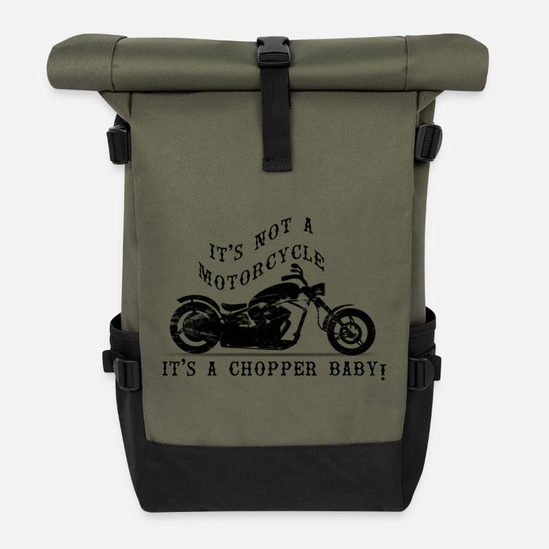 Zerhacker-Baby - Rolltop Rucksack - Olive/Schwarz