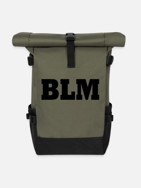 Blm - Rolltop Rucksack - Olive/Schwarz
