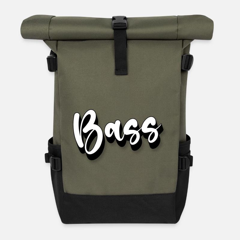 Bass - Rolltop Rucksack - Olive/Schwarz