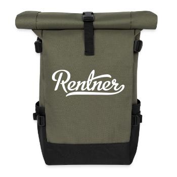 Rentner - Rolltop Rucksack - Olive/Schwarz - Vorne