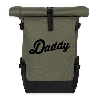 Daddy - Rolltop Rucksack - Olive/Schwarz - Vorne
