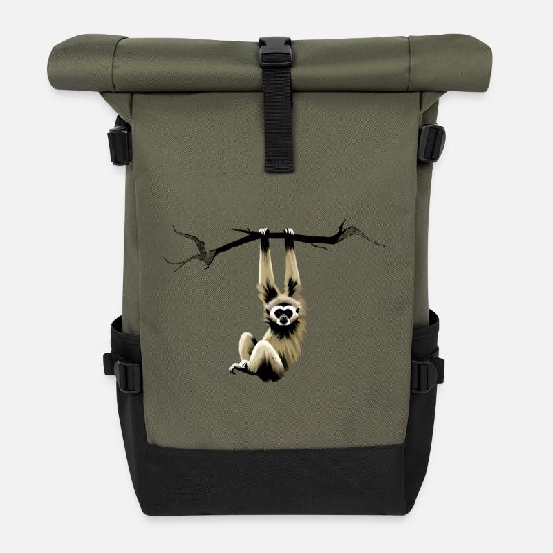 Gibbon - Rolltop Rucksack - Olive/Schwarz