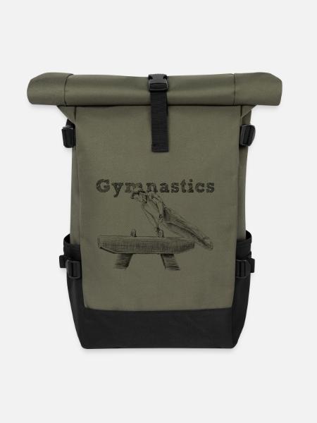 Pauschenpferd - Rolltop Rucksack - Olive/Schwarz