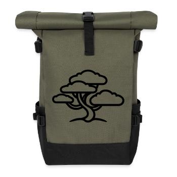 Bonsai - Rolltop Rucksack - Olive/Schwarz - Vorne