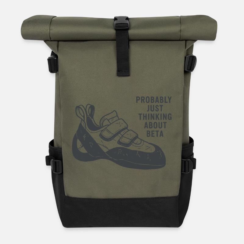 Beta Thought Sneaker Tee - Rolltop Rucksack - Olive/Schwarz