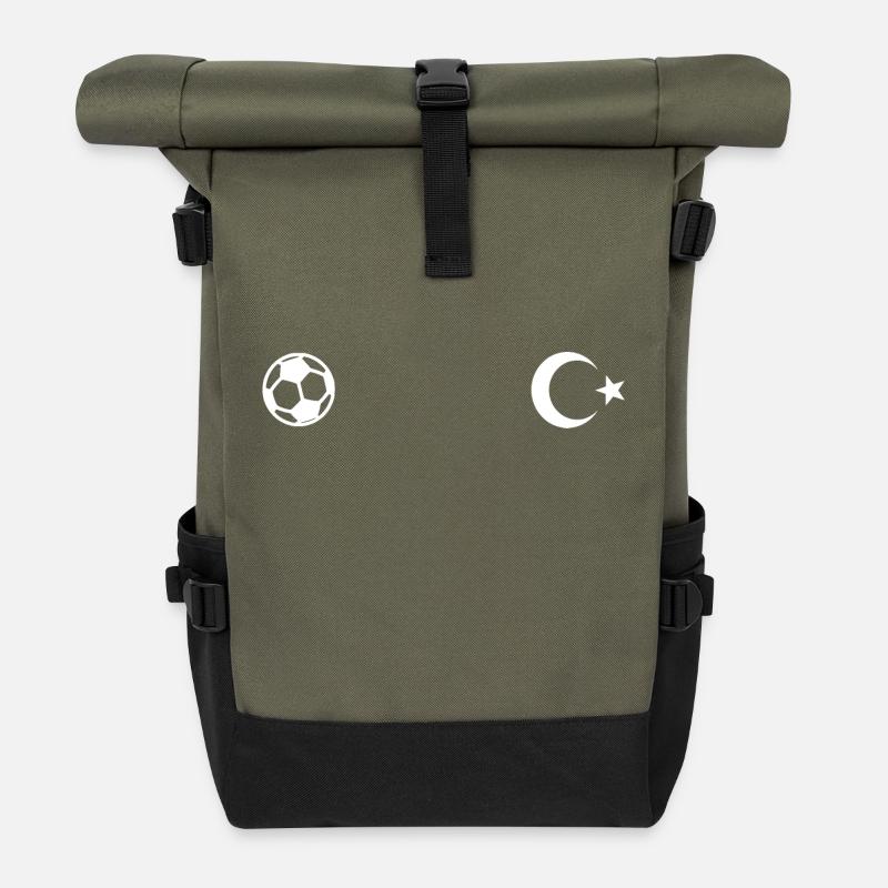 Turquie - Sac à dos roll top - olive/noir