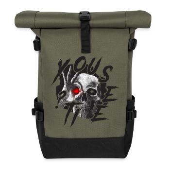 Do you see it? - Roll Top Backpack - olive/black - Front