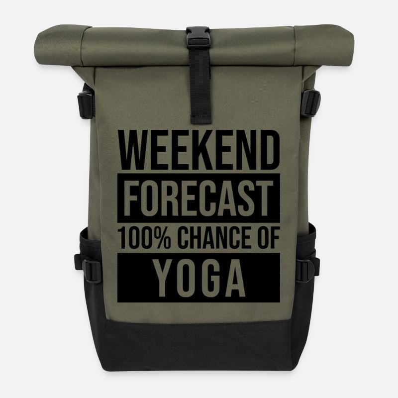 Joga - Rolltop Rucksack - Olive/Schwarz