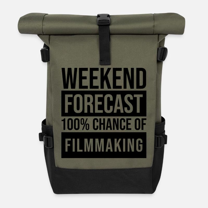 Filmmaking - Roll Top Backpack - olive/black