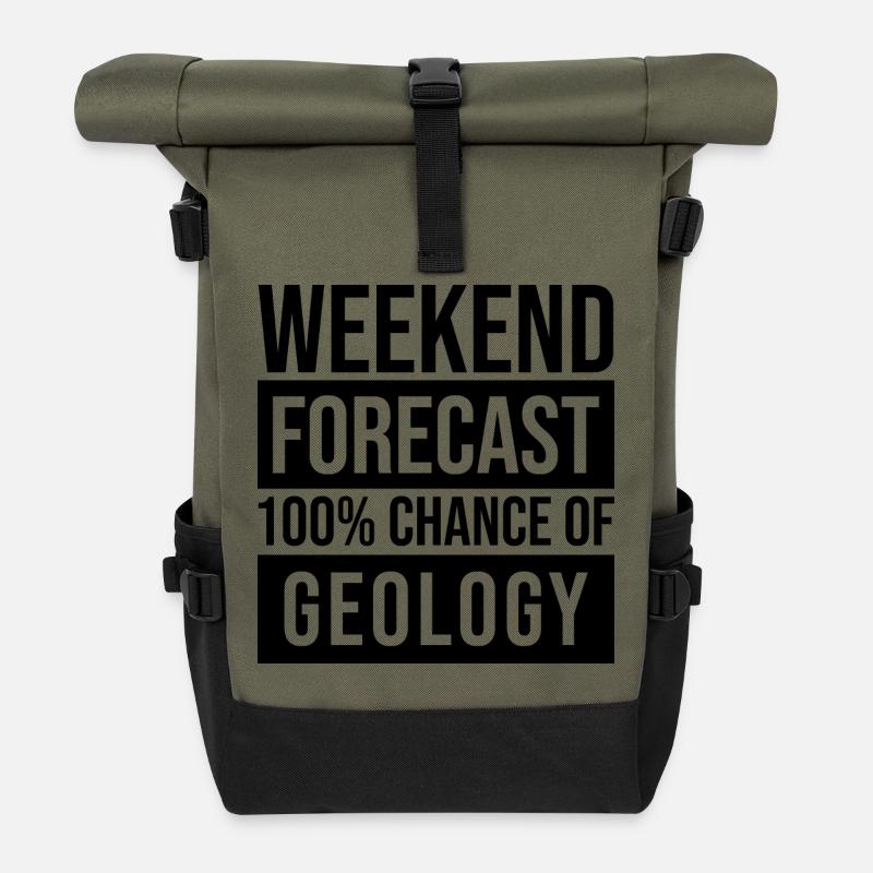 Geologie - Rolltop Rucksack - Olive/Schwarz