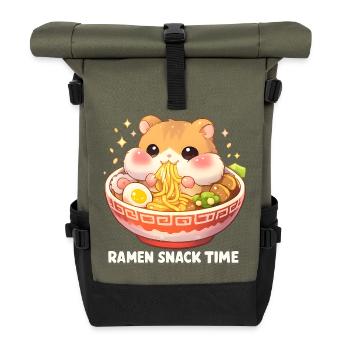Ramen - Rolltop Rucksack - Olive/Schwarz - Vorne