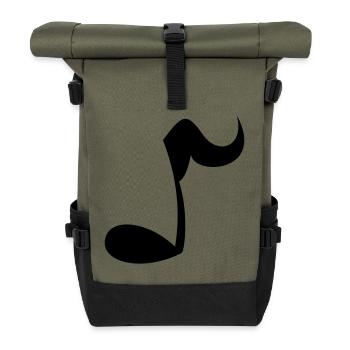 Note - Sac à dos roll top - olive/noir - Devant