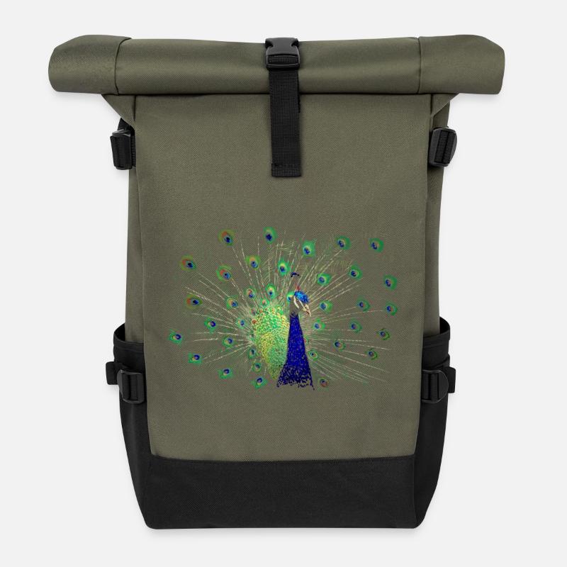 Pfau - Rolltop Rucksack - Olive/Schwarz