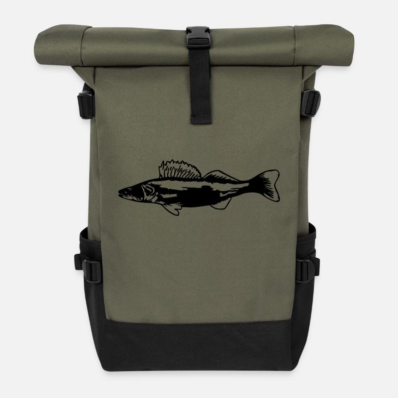 Zander ST - Rolltop Rucksack - Olive/Schwarz