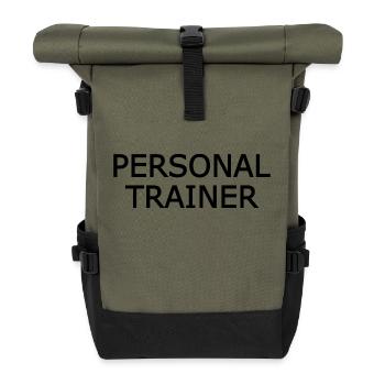 Personal trainer - Roll Top Backpack - olive/black - Front