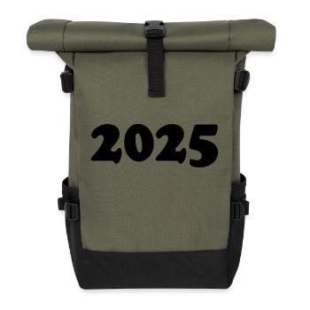 2025 - Rolltop Rucksack - Olive/Schwarz - Vorne