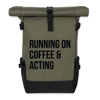 par intérim - Sac à dos roll top - olive/noir - Devant