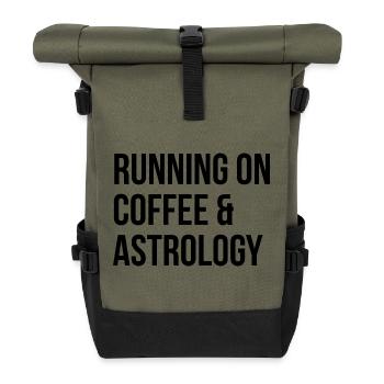 Astrology - Roll Top Backpack - olive/black - Front