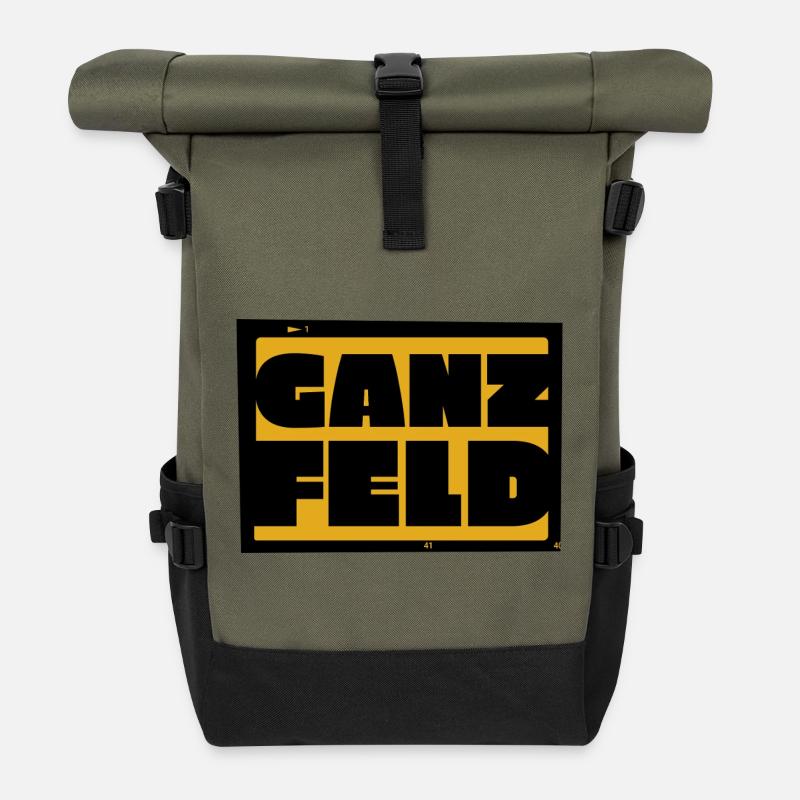 Ganzfeld - Sac à dos roll top - olive/noir