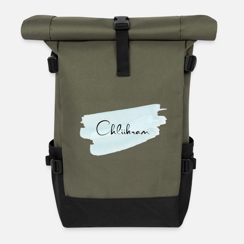 Chliikram - Rolltop Rucksack - Olive/Schwarz