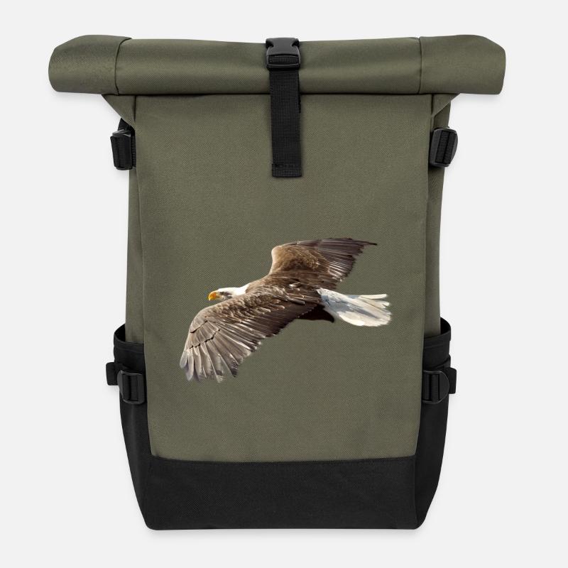 Adler - Rolltop Rucksack - Olive/Schwarz