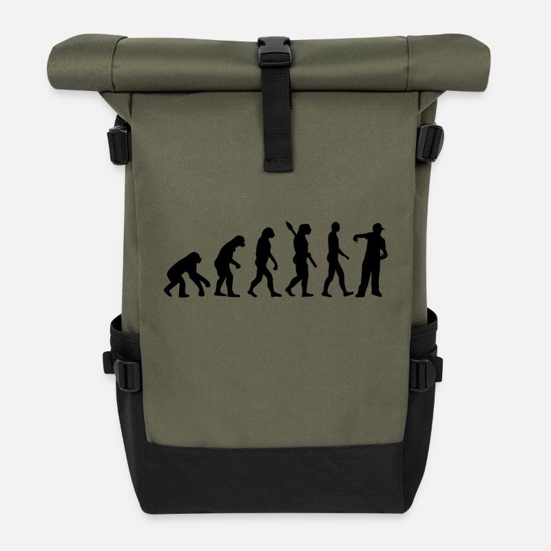 Rapper - Rolltop Rucksack - Olive/Schwarz