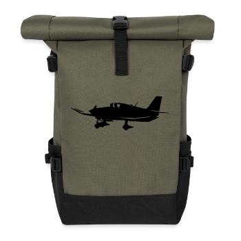 Robin - Rolltop Rucksack - Olive/Schwarz - Vorne