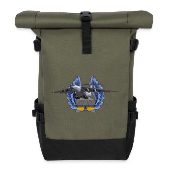 IL-76 - Roll Top Backpack - olive/black - Front
