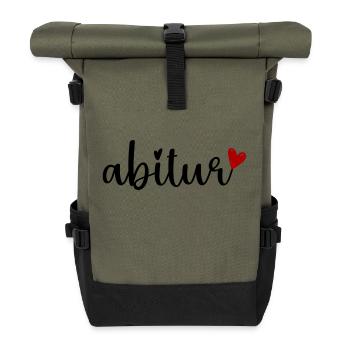 Examen de fin d’études - Sac à dos roll top - olive/noir - Devant