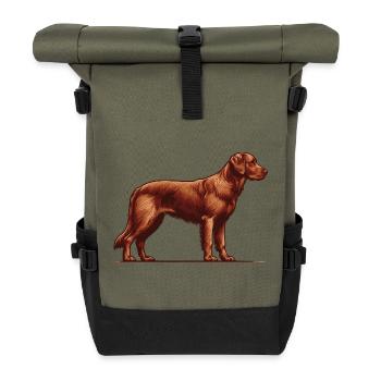 Retriever de la baie de Chesapeake - Sac à dos roll top - olive/noir - Devant