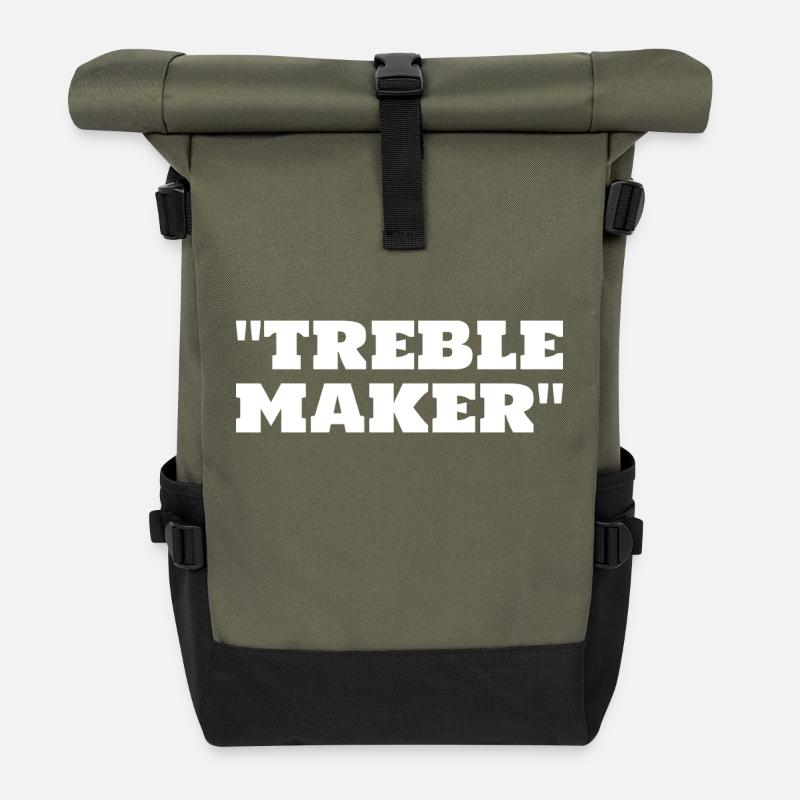 Treble Maker für Golfer - Rolltop Rucksack - Olive/Schwarz