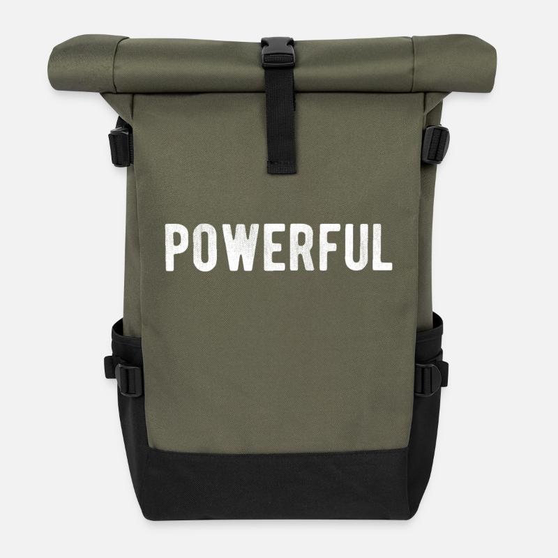 Stark - Rolltop Rucksack - Olive/Schwarz