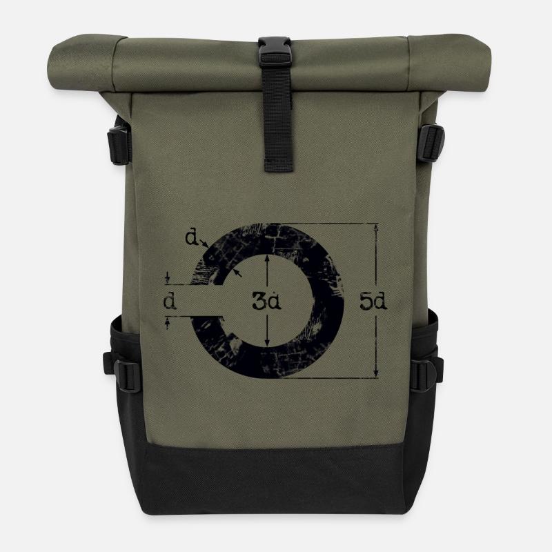 Landoltring - Rolltop Rucksack - Olive/Schwarz