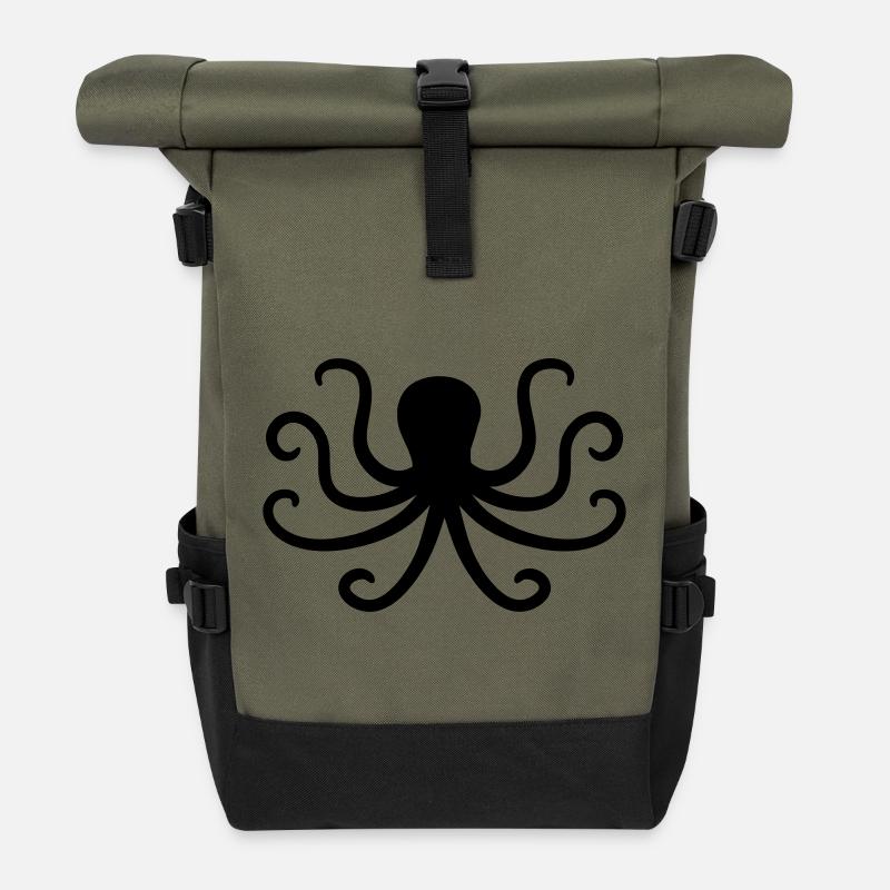 Kraken - Rolltop Rucksack - Olive/Schwarz