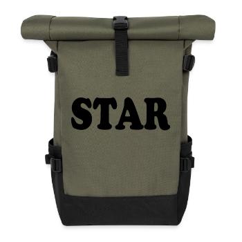 Star - Sac à dos roll top - olive/noir - Devant