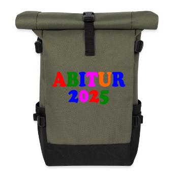 Remise des diplômes 2025 - Sac à dos roll top - olive/noir - Devant