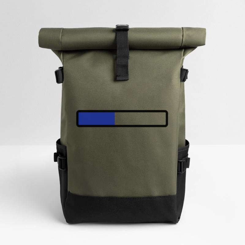 loading laden computer warten Rolltop Rucksack